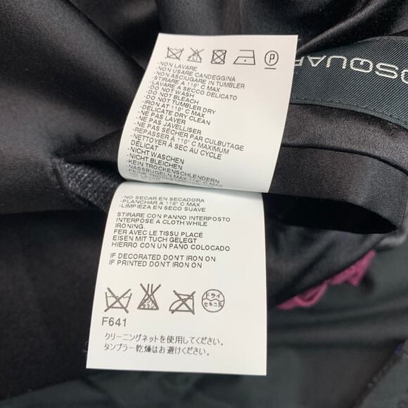 DSQUARED2 Size 40 Black Grey Plaid Cotton Blend Peak Lapel Sport Coat - Picture 9 of 10